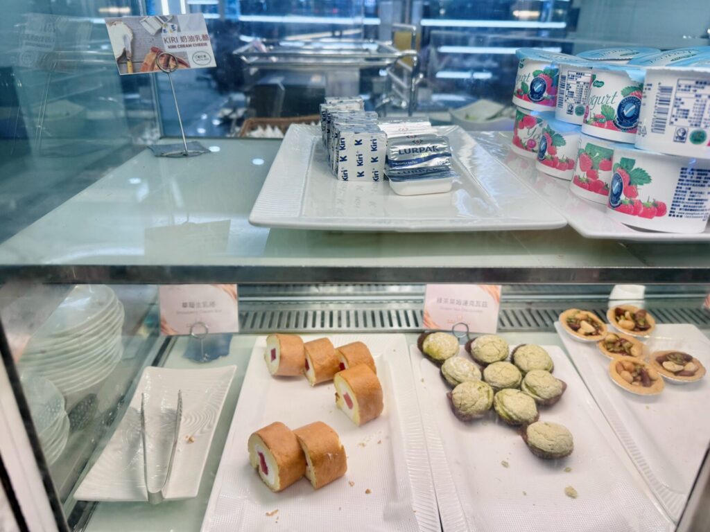 台湾桃園国際空港「The infinity(ザ・インフィニティ)」ラウンジ提供フード