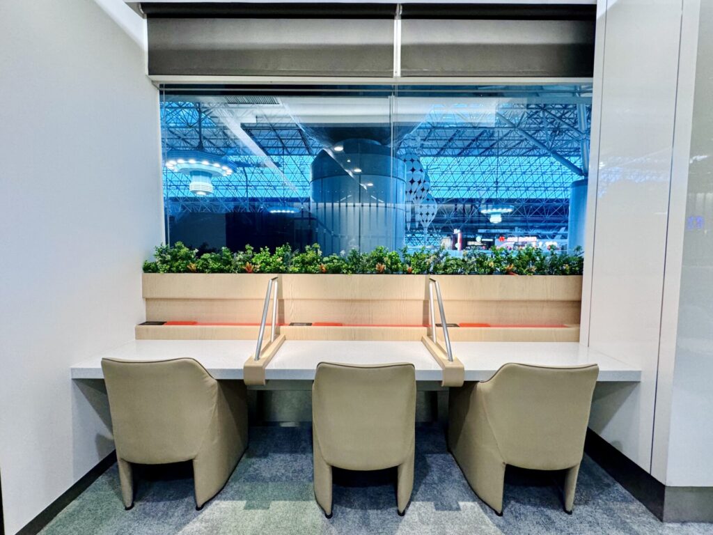 台湾桃園国際空港「The infinity(ザ・インフィニティ)」ラウンジ座席