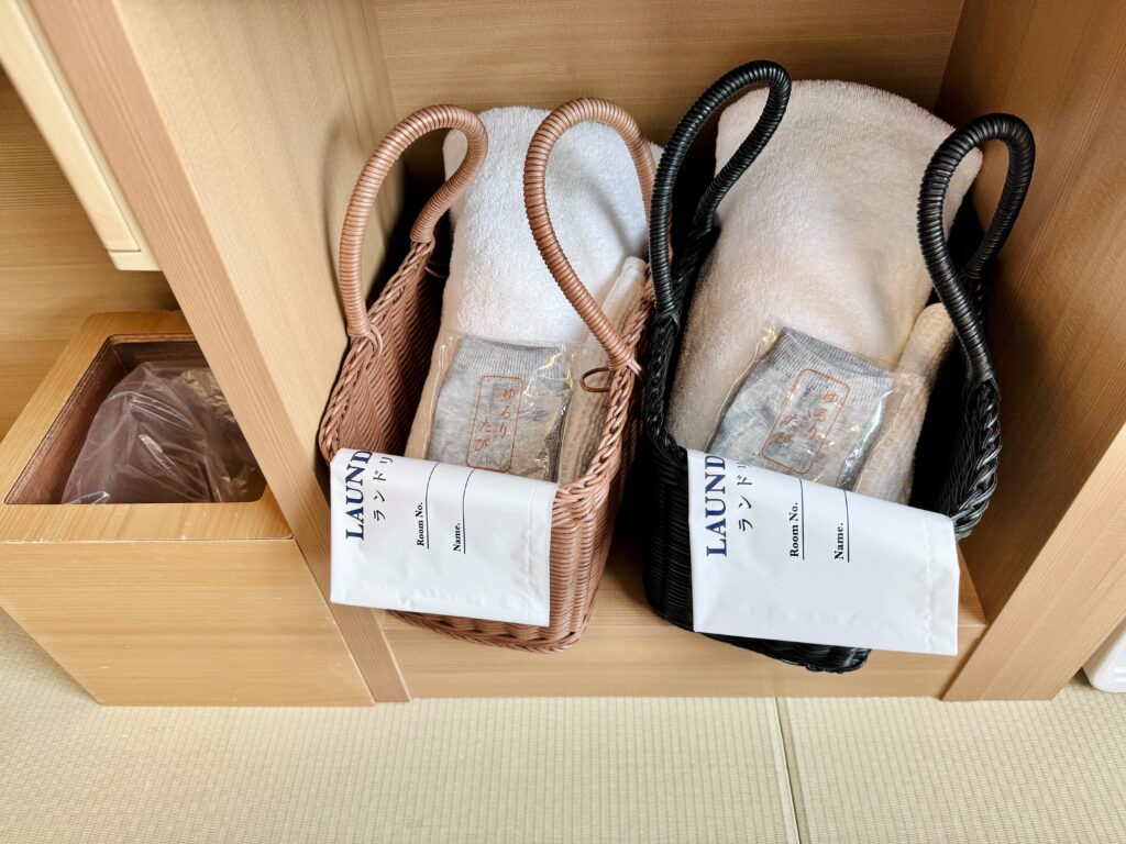 御宿野乃松本 ダブルルーム 温泉籠