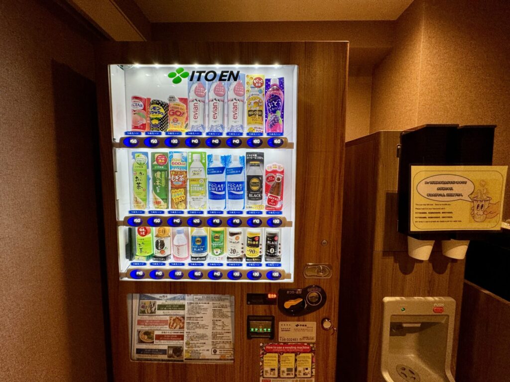 御宿 野乃松本 客室階 自動販売機