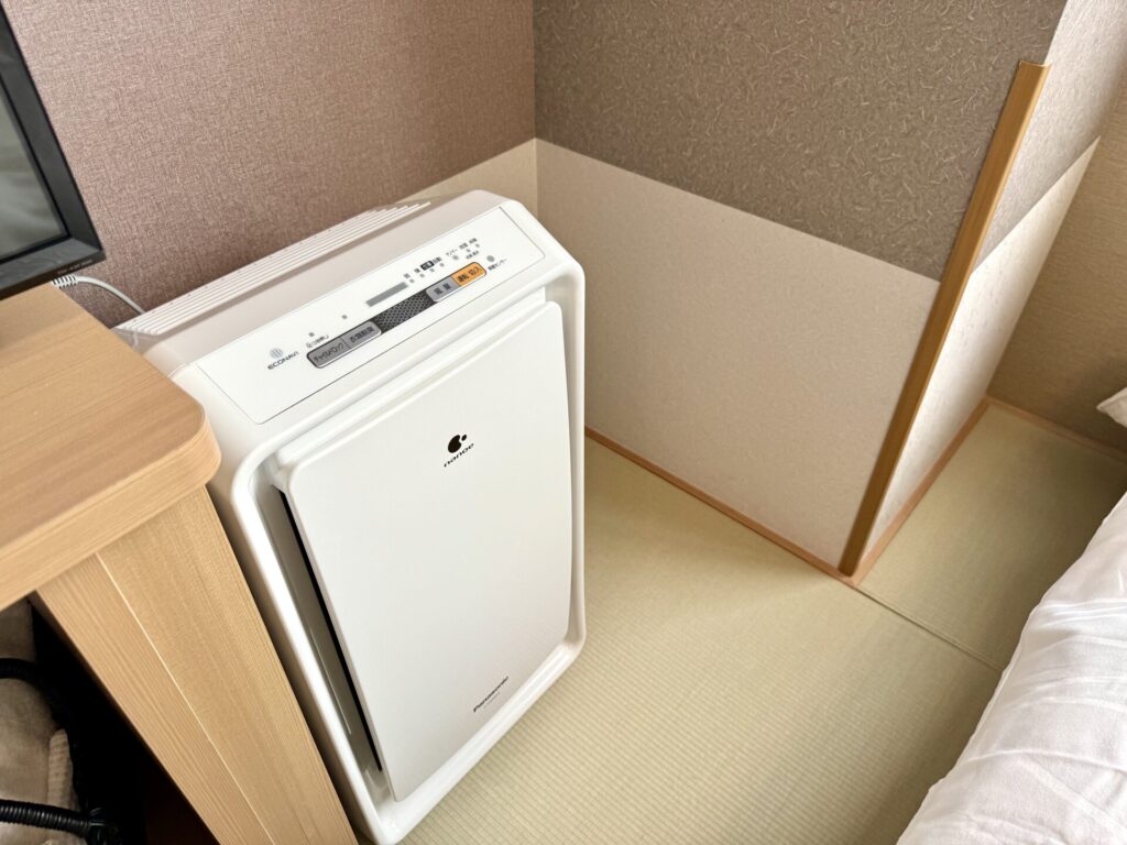 御宿 野乃松本 客室 空気清浄機