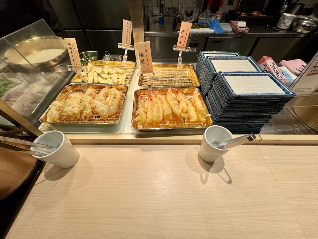 御宿野乃松本 朝食 てんぷら