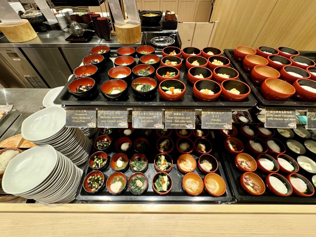 御宿野乃松本 朝食 小鉢