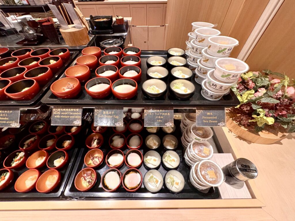 御宿野乃松本 朝食 小鉢