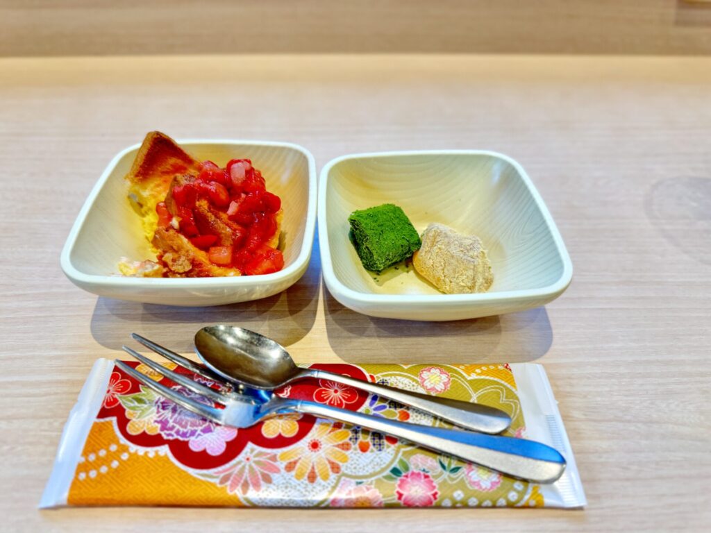 御宿野乃松本 パンプディングとわらび餅