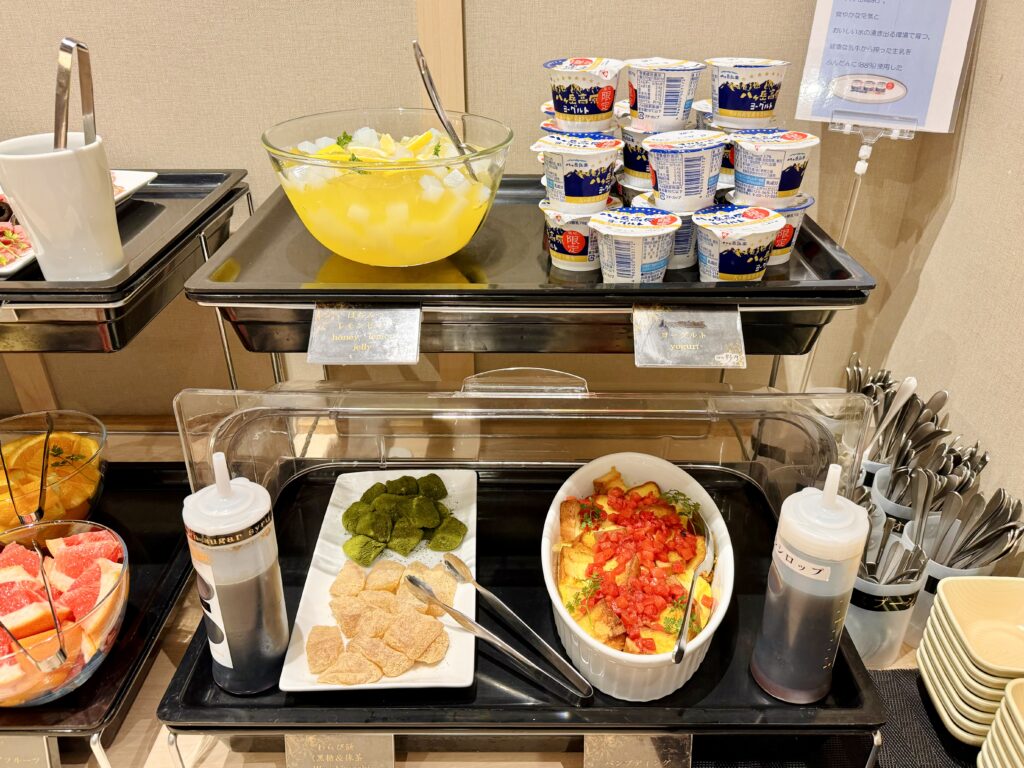 御宿 野乃 松本 朝食 ヨーグルト デザート