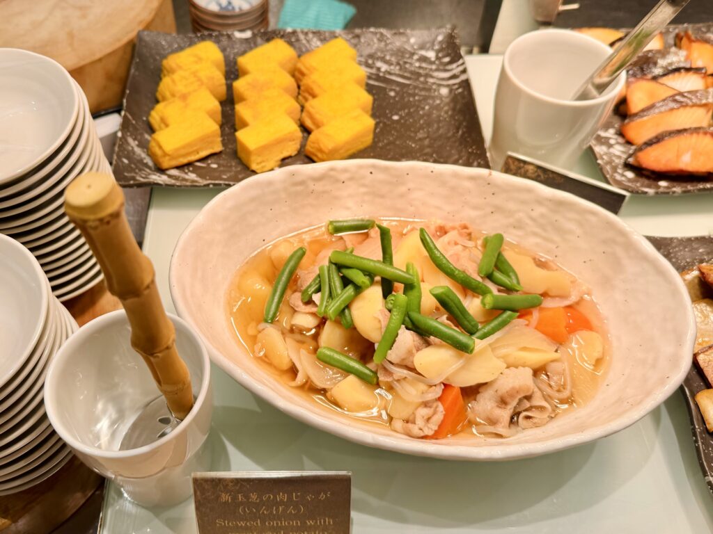 御宿 野乃 松本 朝食ビュッフェの煮物