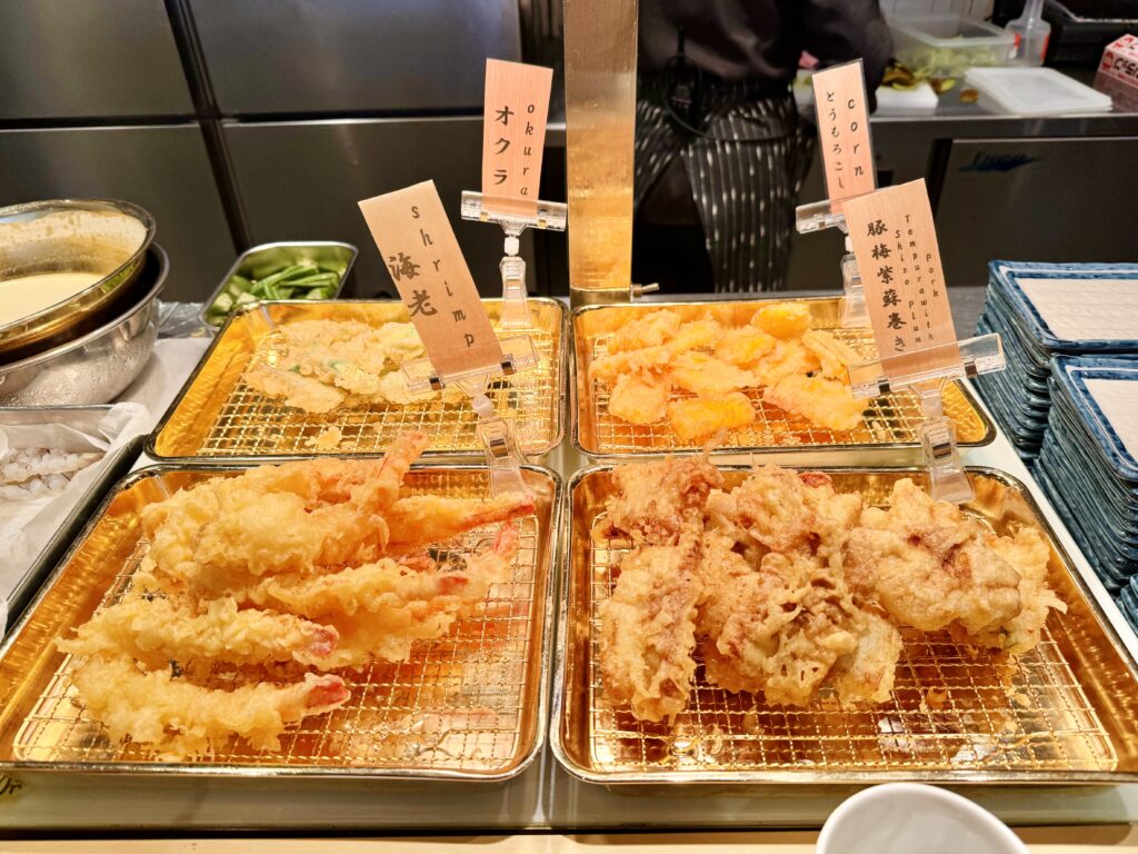 御宿 野乃 松本 朝食 天ぷら