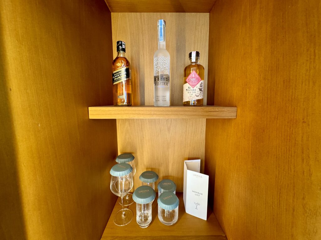 umana Bali(ウマナバリ)LXR 客室 ミニバー