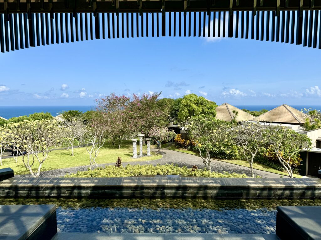 umana Bali(ウマナバリ)LXR ロビーからの景色