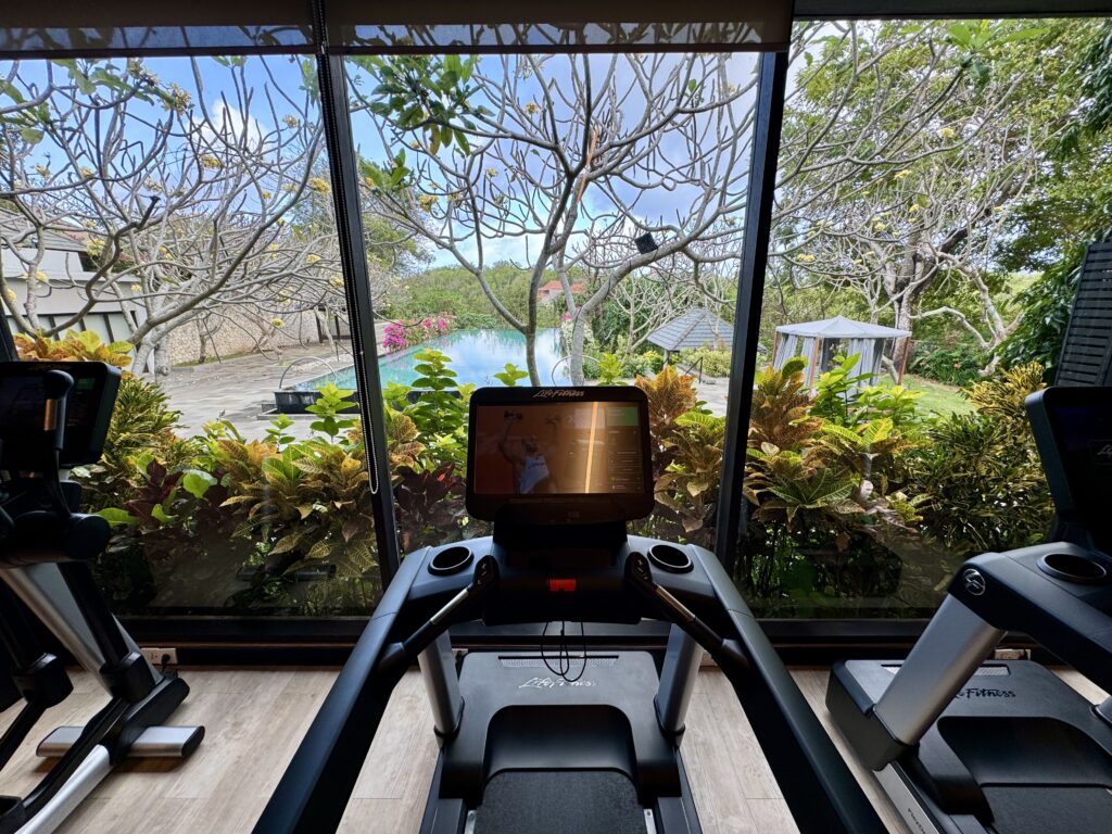 umana Bali(ウマナバリ)LXR フィットネスジム 眺め