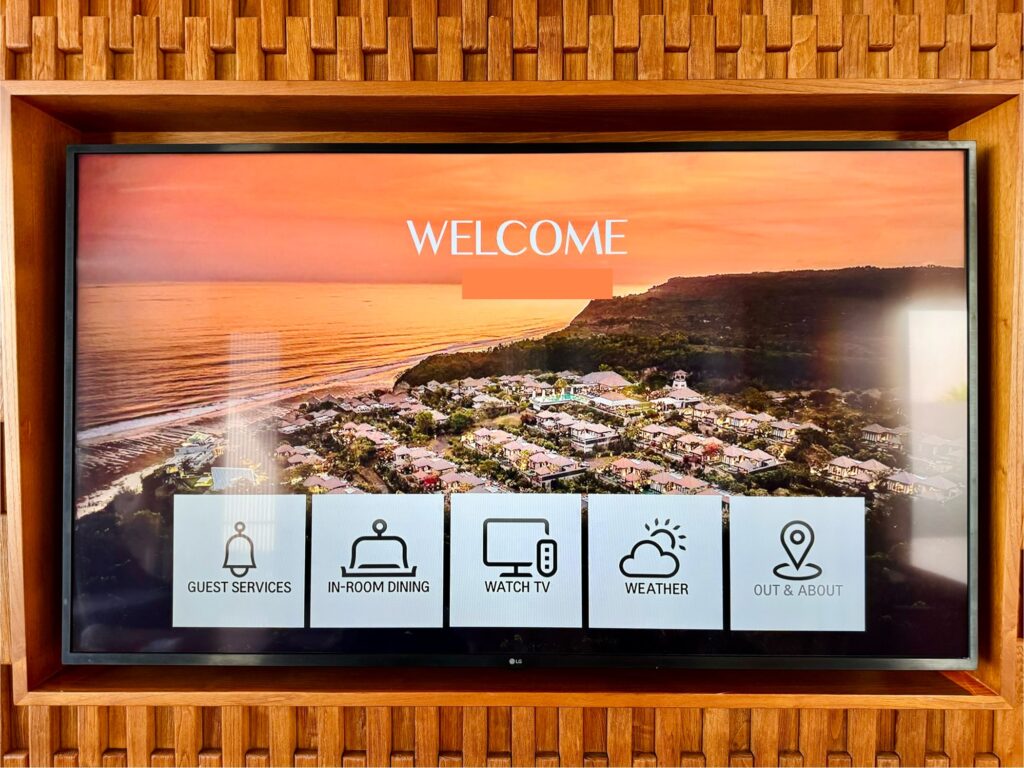 Umana Bali(ウマナバリ)LXR 客室 リビング テレビ