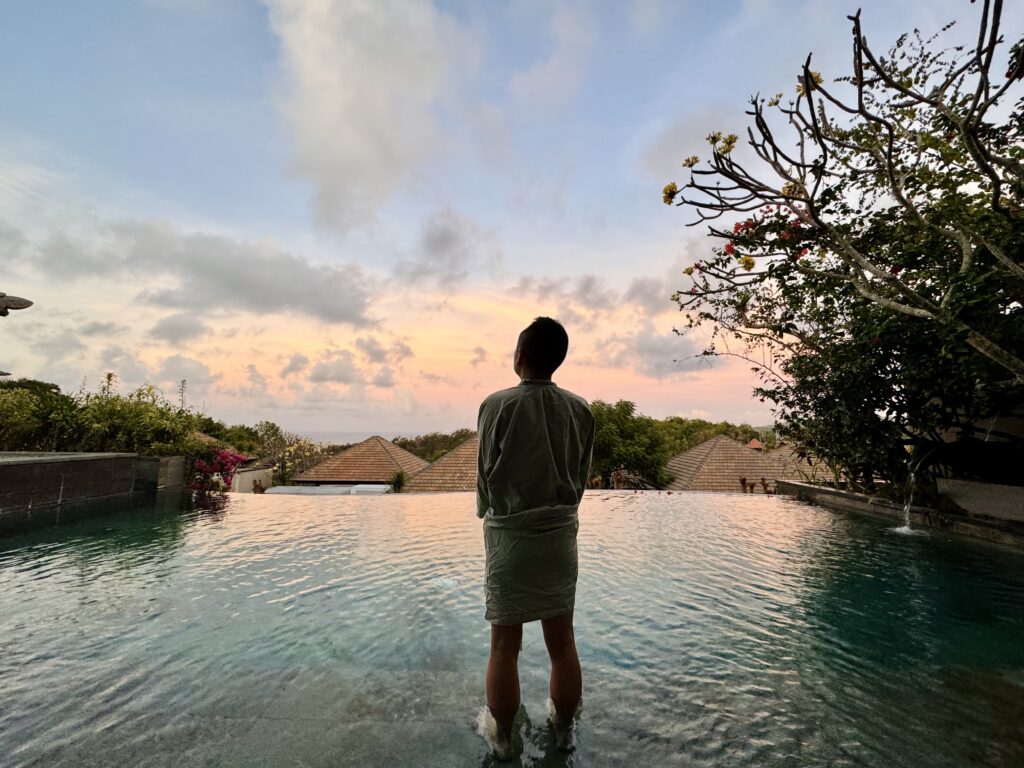 Umana Bali(ウマナバリ)LXR 客室 プライベートプールにて