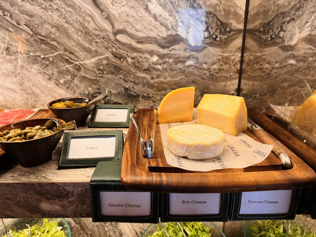 Umana Bali(ウマナバリ)LXR 朝食 サラダコーナー