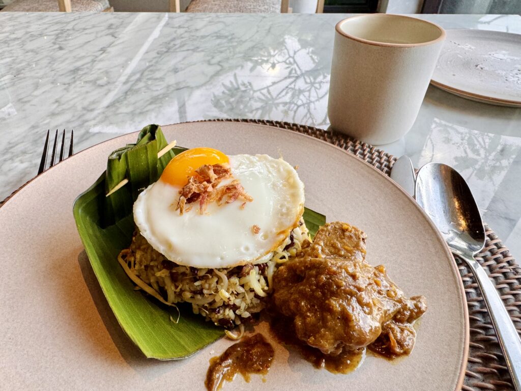 Umana Bali(ウマナバリ)LXR 朝食 アラカルトメニュー