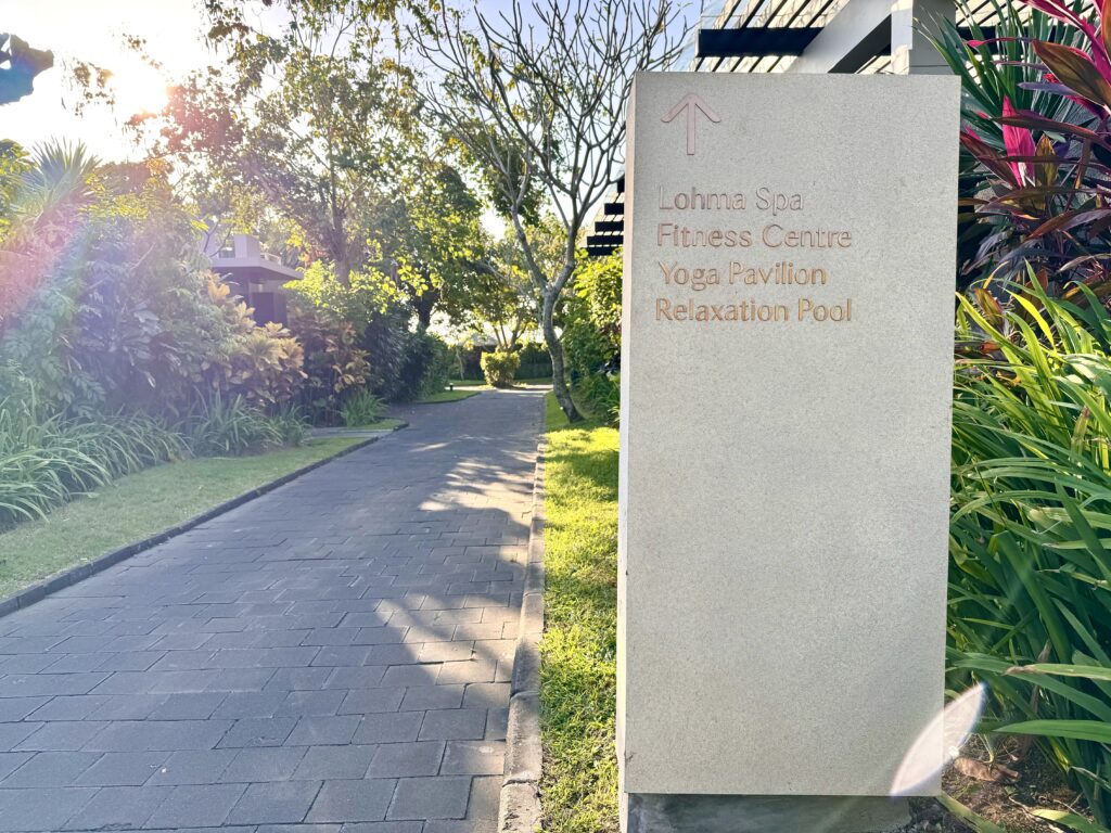 umana Bali(ウマナバリ)LXR スパ フィットネスジムへの案内