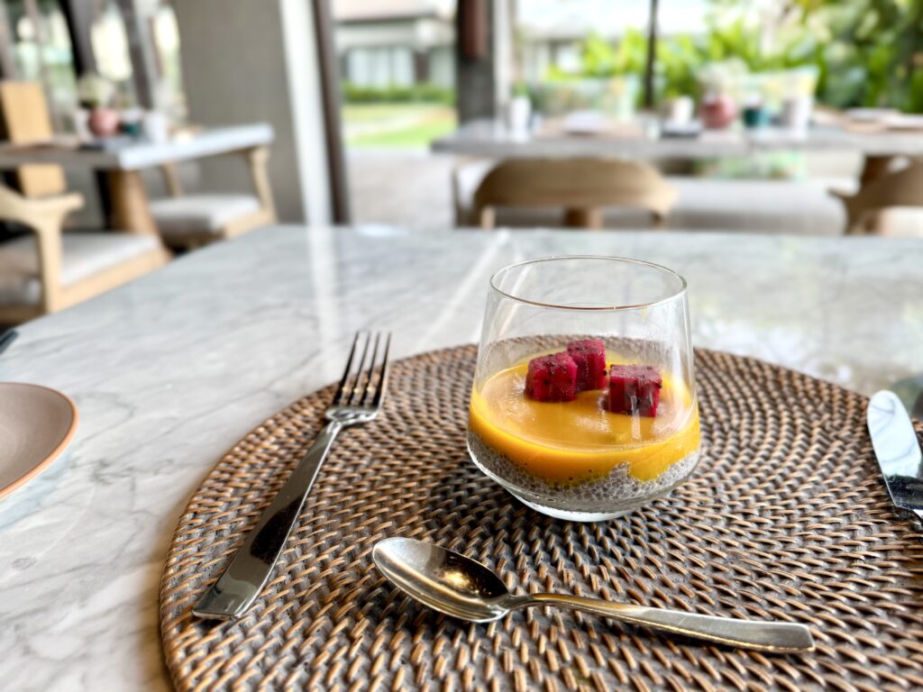 umana Bali(ウマナバリ)LXR 朝食 マンゴープリン