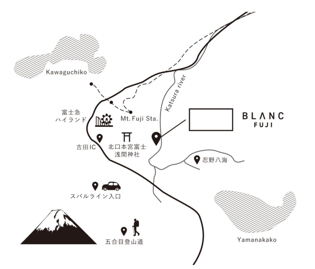 BLANC FUJI 周辺MAP