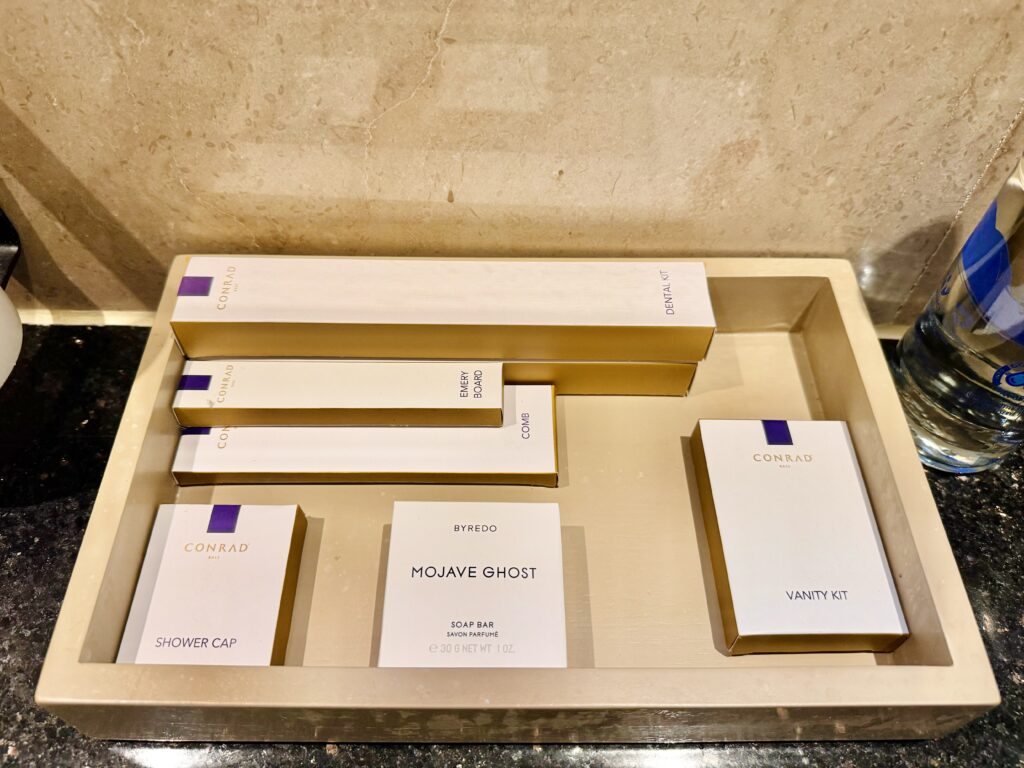 CONRAD BALI(コンラッドバリ) 客室 アメニティ
