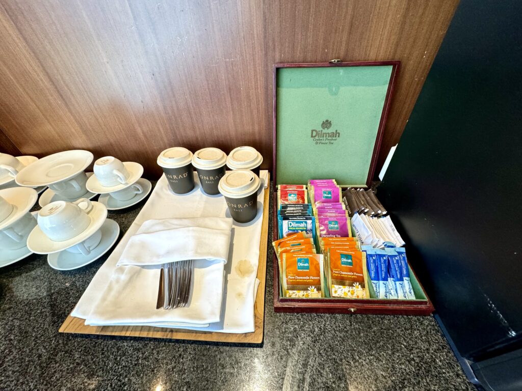 CONRAD BALI(コンラッドバリ) スイートラウンジ(エグゼクティブラウンジ) 紅茶