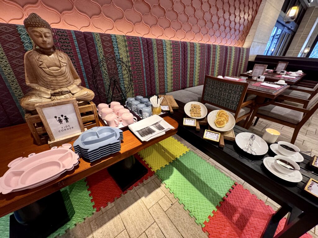 コンラッドバリ 朝食 キッズコーナー