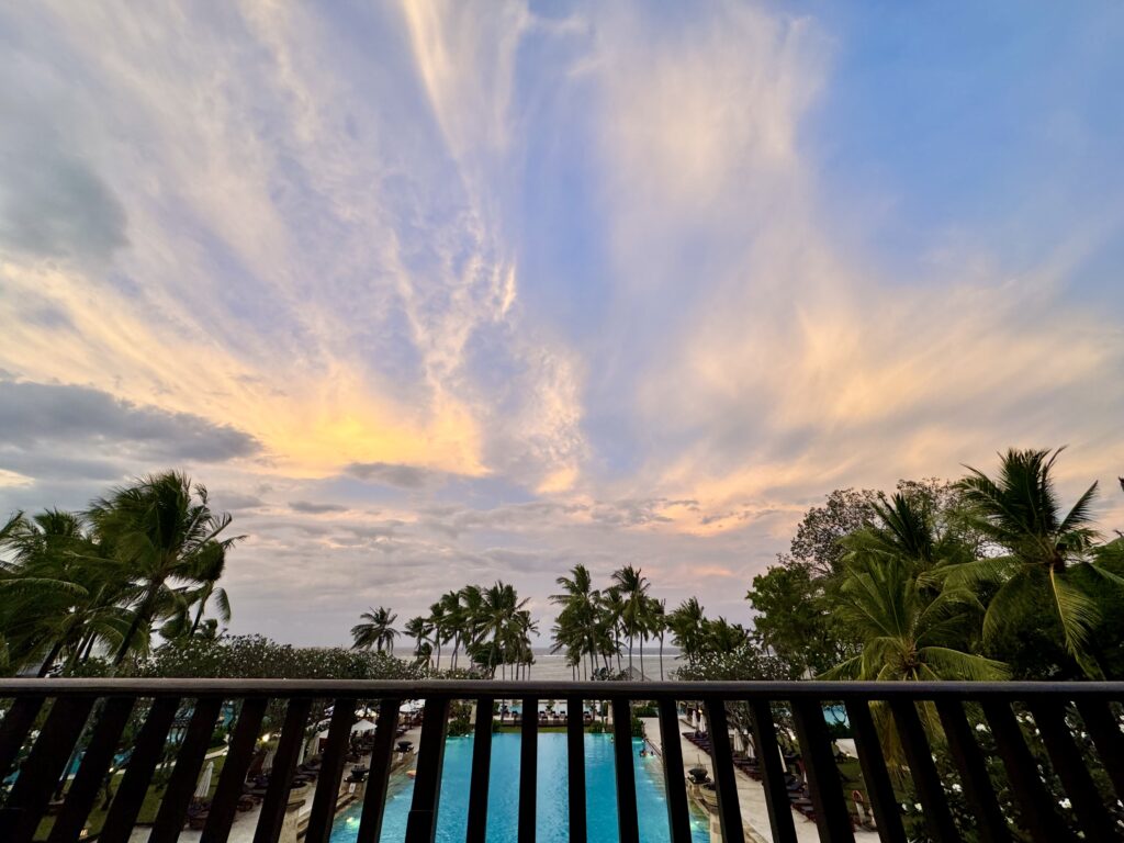 CONRAD BALI(コンラッドバリ) ロビーからの夕景