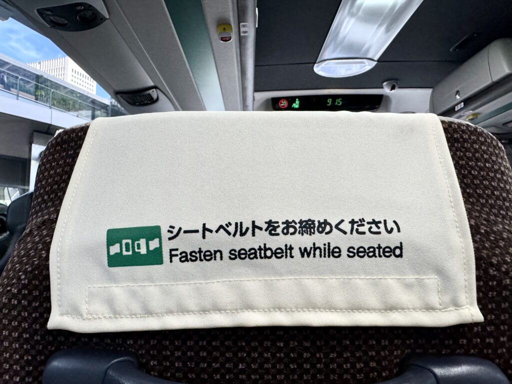 富士急行バス 車内
