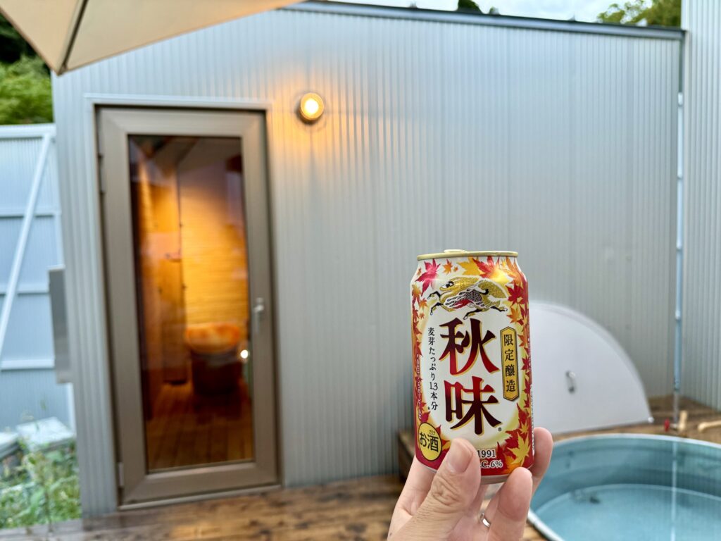 BLANC FUJI サウナ後 ビール