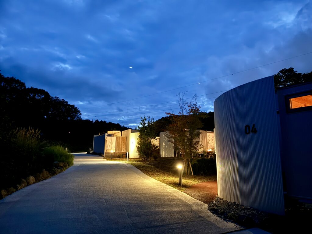 BLANC FUJI 夕方の様子