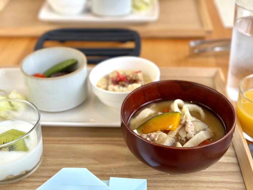 BLANC FUJI 朝食 ほうとう