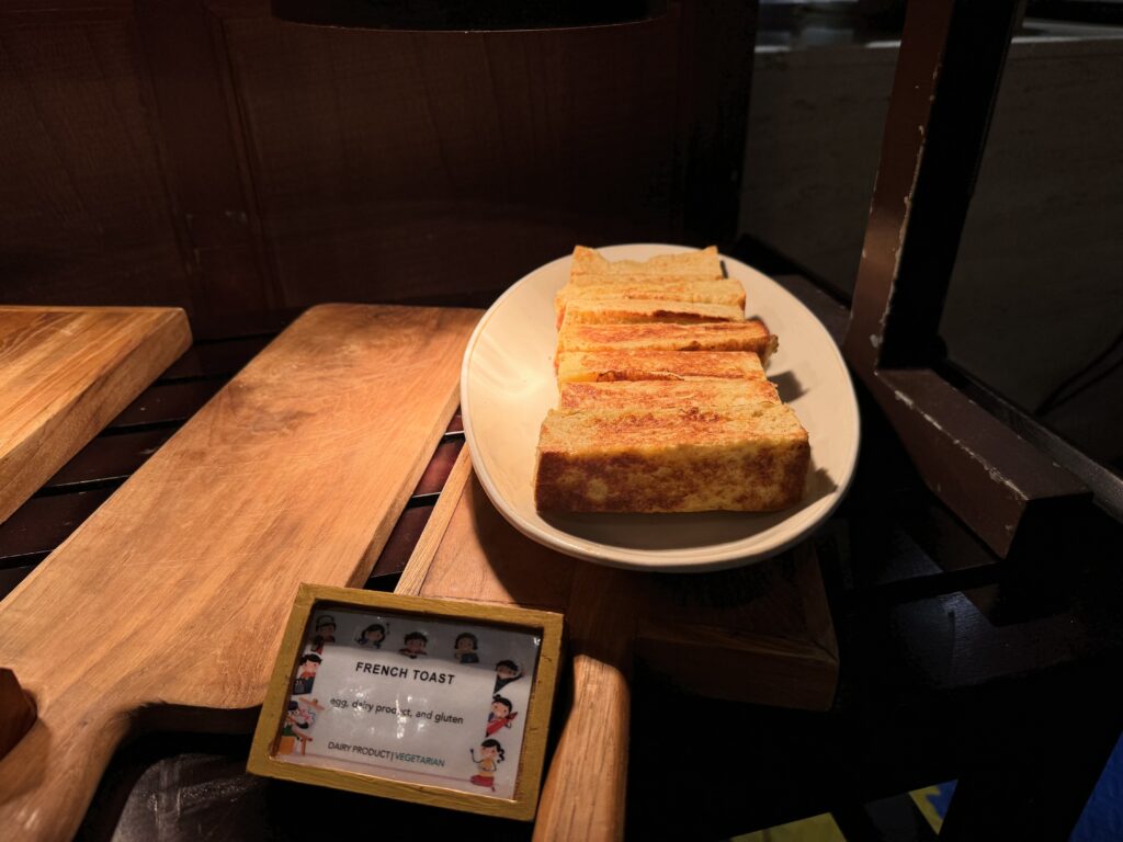 コンラッドバリ 朝食 キッズコーナー