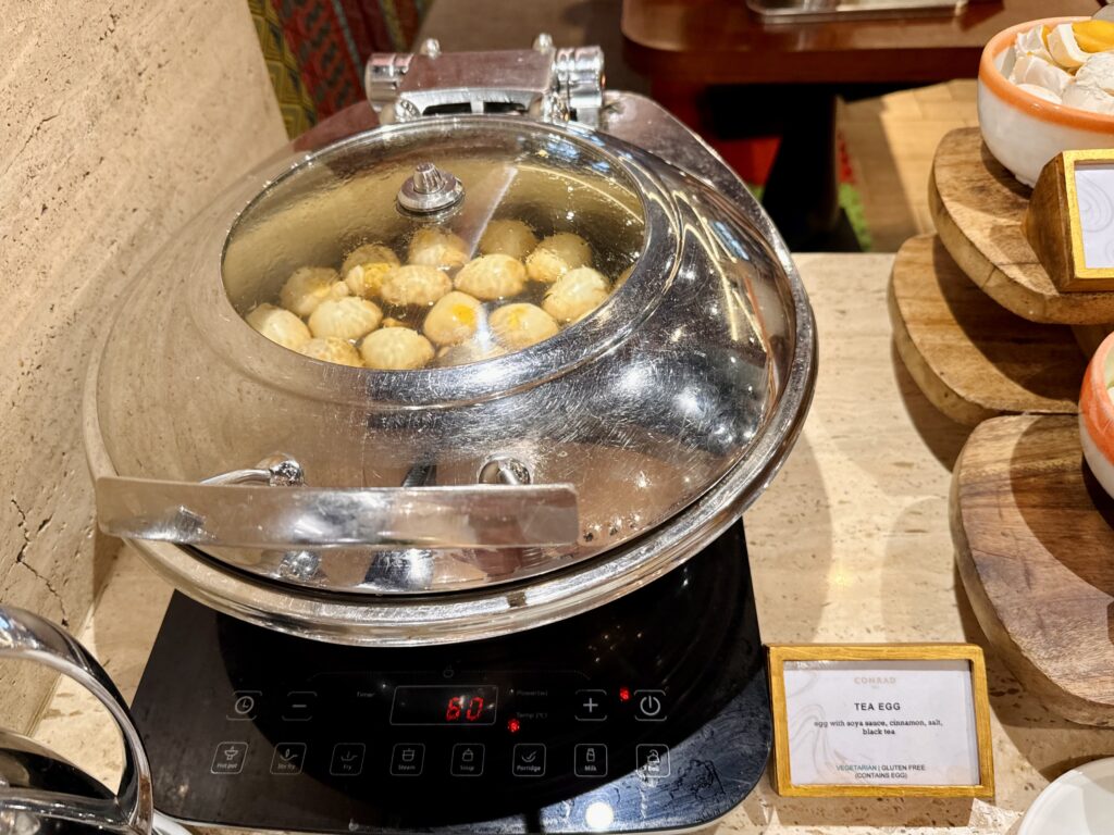 コンラッドバリ 朝食 ホットミールコーナー