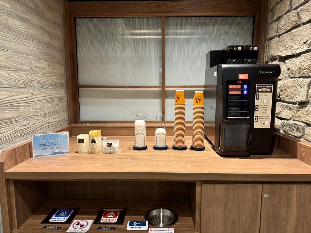 ドーミーインEXPRESS富士山御殿場 ウェルカムドリンク