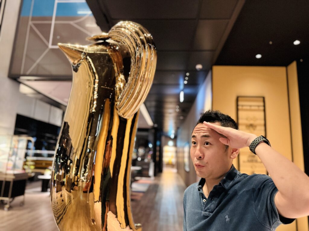 エバー航空マラソンの宿泊先「ホテル レゾナンス台北 タペストリーコレクションbyヒルトン」にて