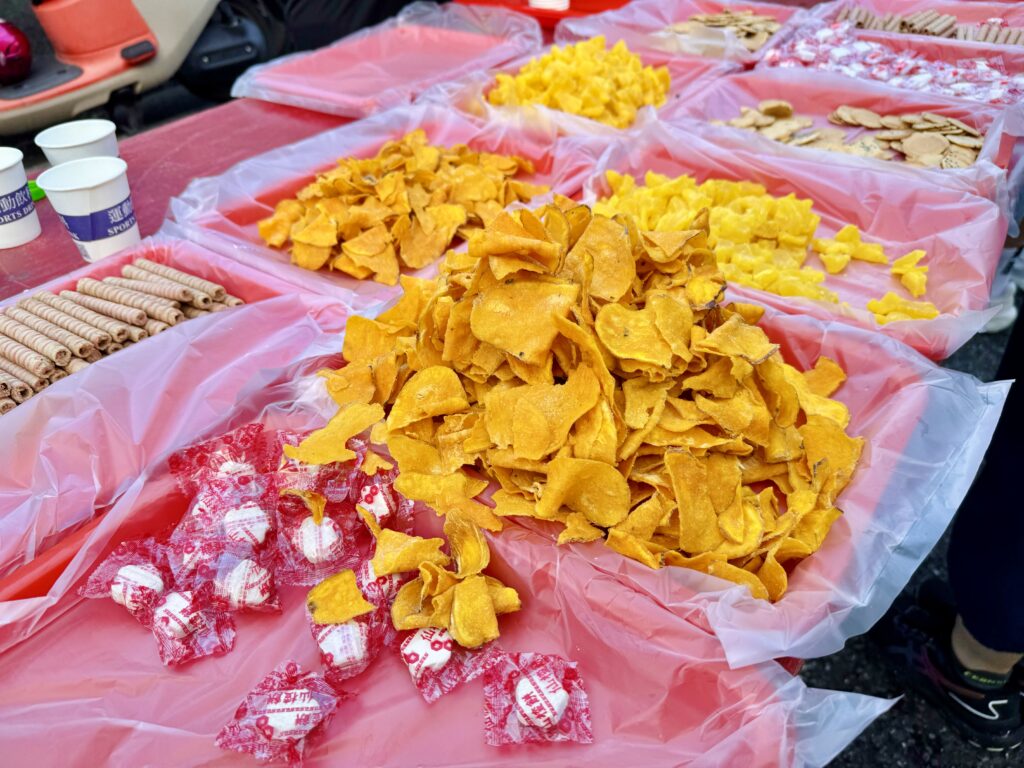 エバー航空マラソン エイドの様子