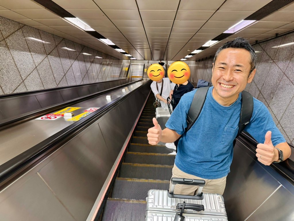 MRT板南線「善導寺駅」にて