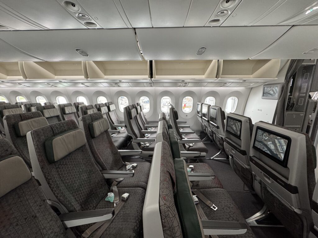 エバー航空　エコノミークラス