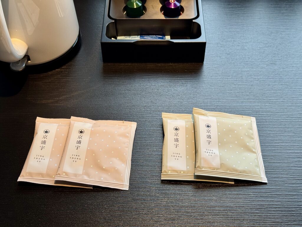 レゾナンス台北 ティーパックのお茶