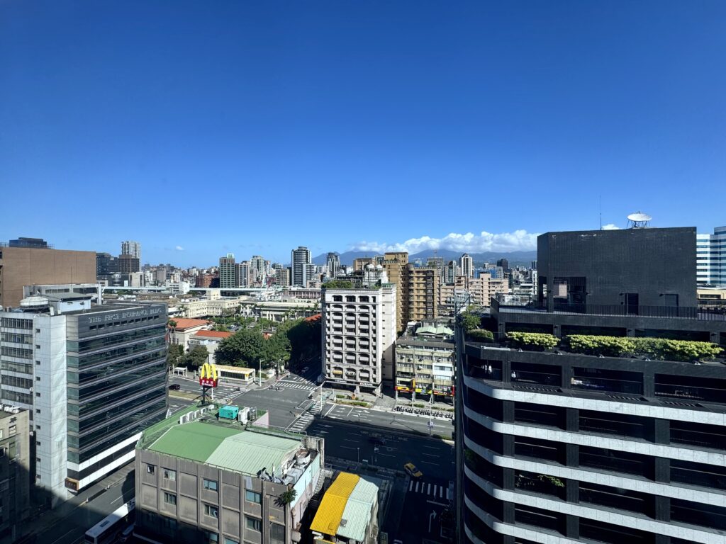 レゾナンス台北 13階からの眺望