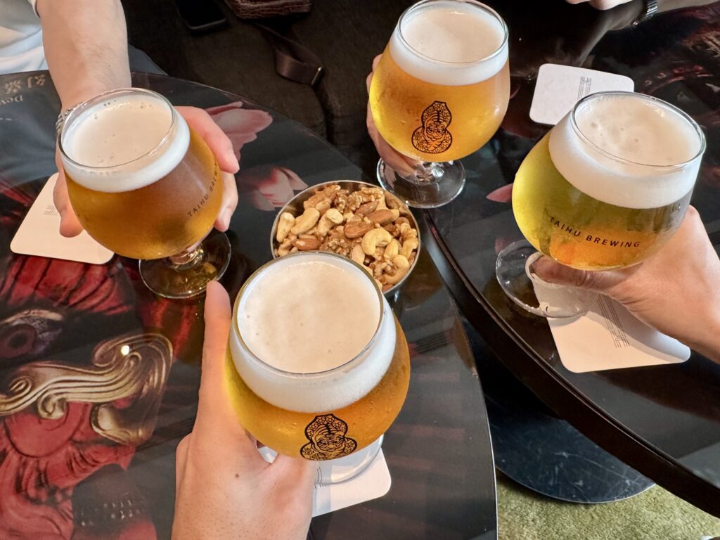 ハンブルハウス台北 THE TERRACE ウェルカムドリンク TAIHU BREWING