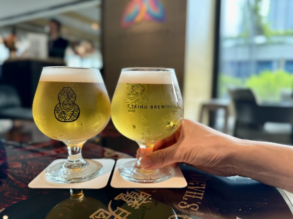 ハンブルハウス台北 THE TERRACE ウェルカムドリンク TAIHU BREWING
