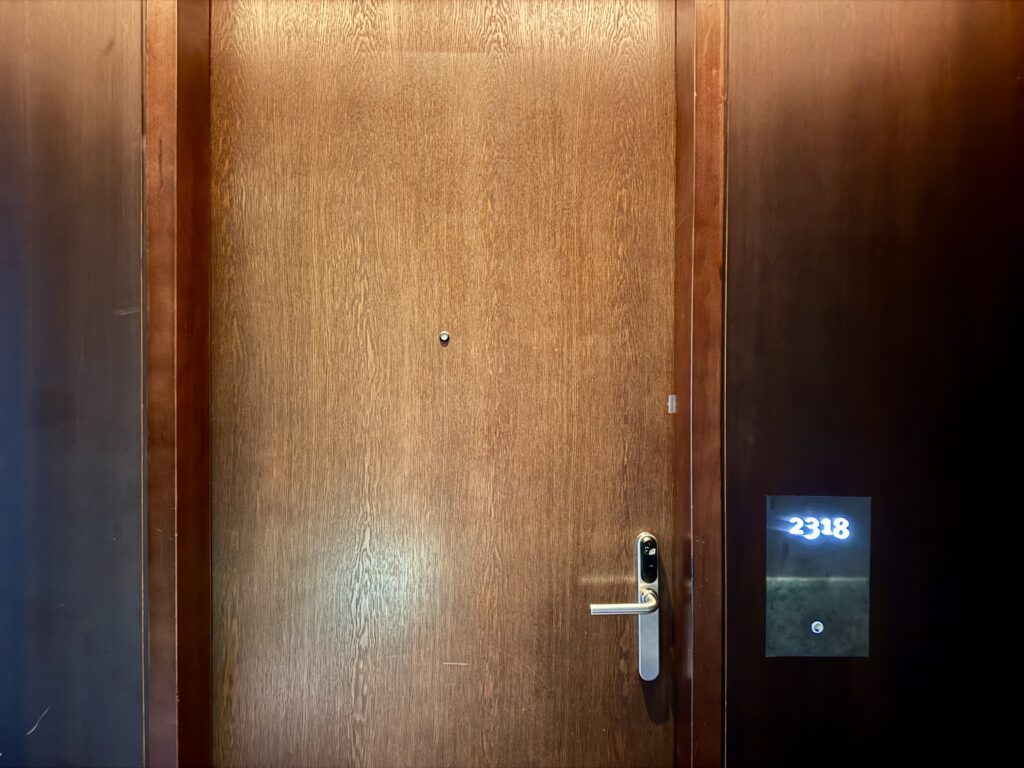 ハンブルハウス台北 客室ドア