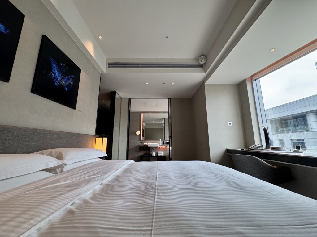 ハンブルハウス台北 プレミアルーム ソファからの眺め