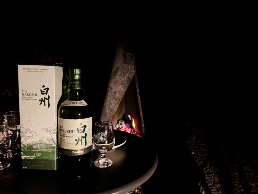 BLANC FUJI ヴィラで焚き火とウイスキー