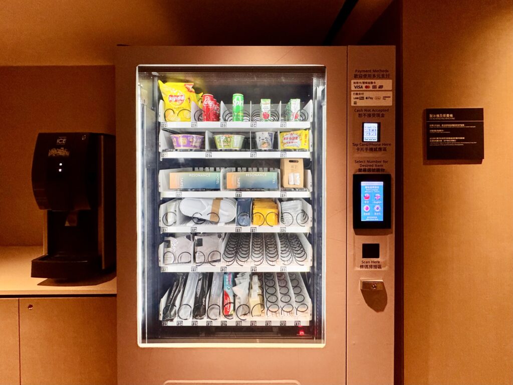 レゾナンス台北 アメニティ自動販売機