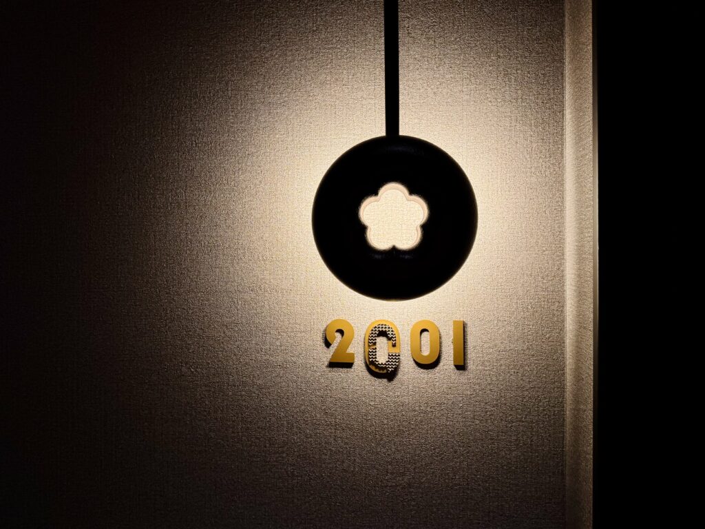 キャノピー大阪 コーナースイート入口