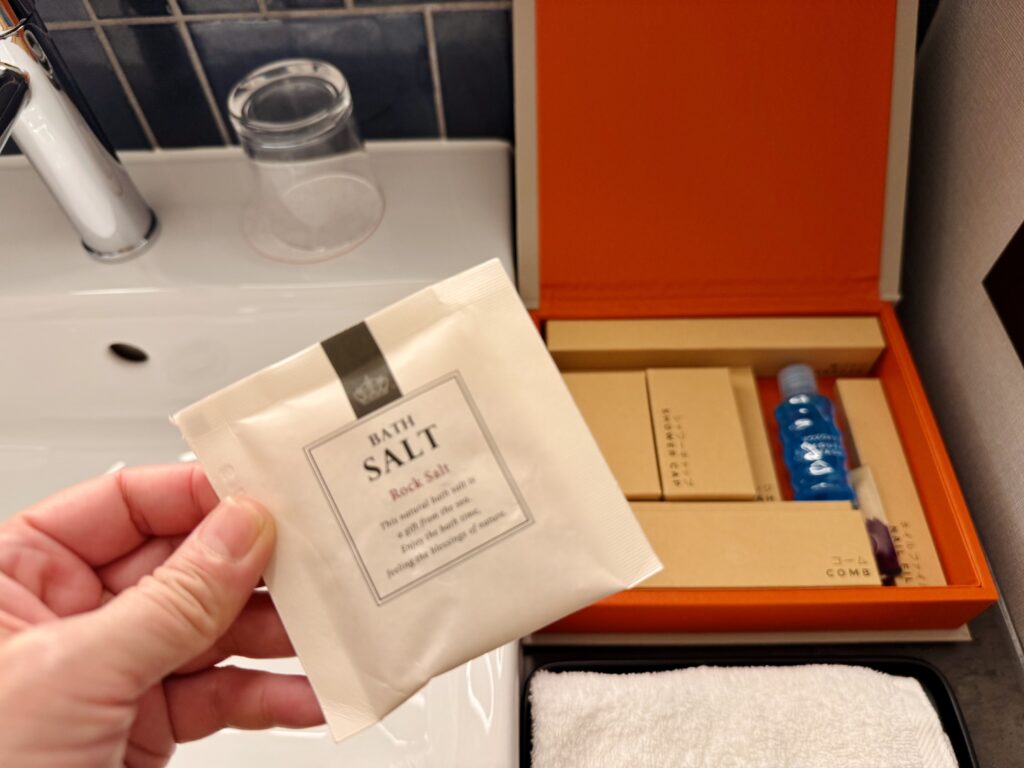 キャノピー大阪 コーナースイート 水まわり アメニティ