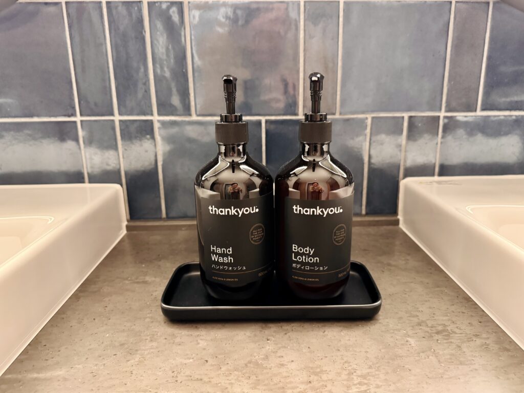 キャノピー大阪 コーナースイート 水まわり アメニティ