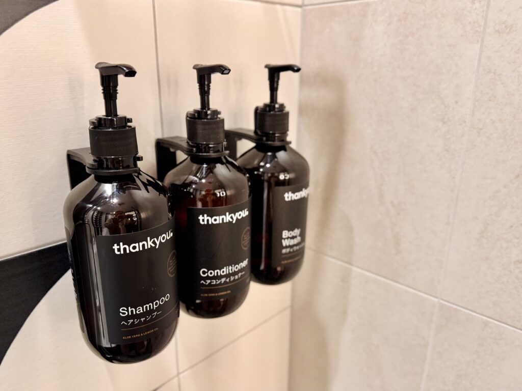 キャノピー大阪 コーナースイート お風呂場 アメニティ