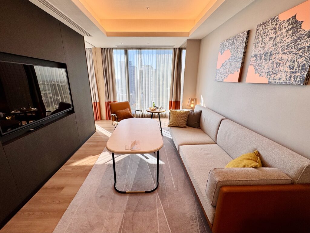 キャノピー大阪 コーナースイート リビングルーム